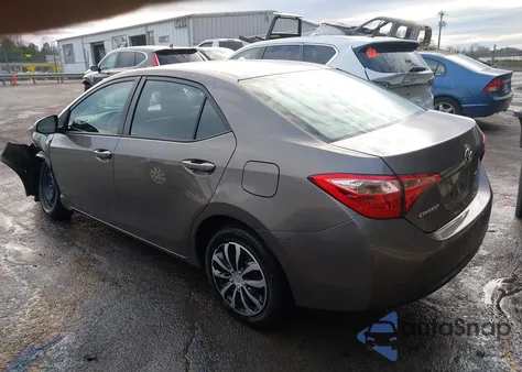 2017 Toyota Corolla Le z USA, uszkodzony, nr VIN 2T1BURHE5HC830864